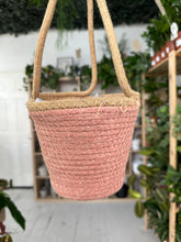 Load image into Gallery viewer, Hanging Pink Basket

