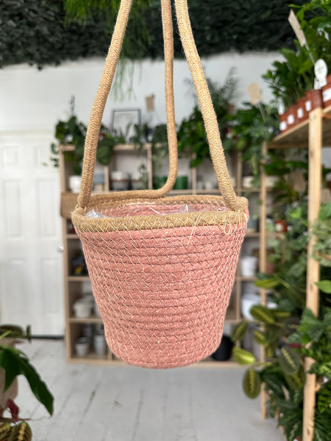 Hanging Pink Basket