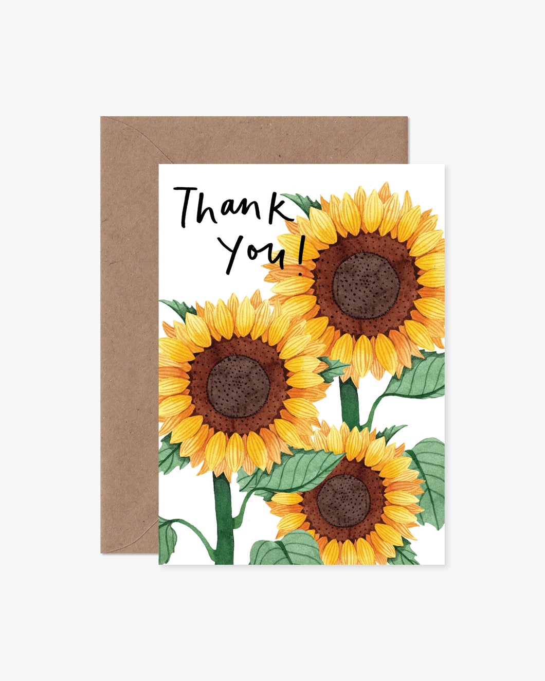 Thankyou Sunflower Card