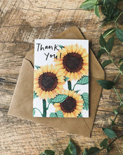 Load image into Gallery viewer, Thankyou Sunflower Card
