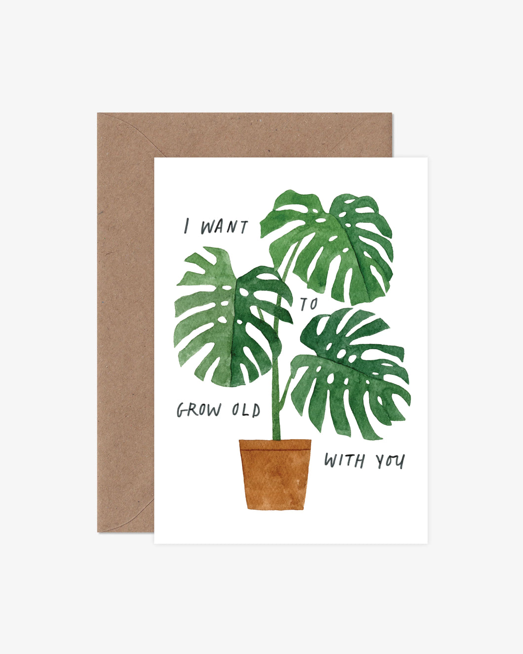 I want to grow old with you card